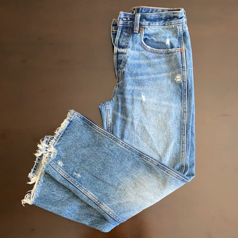 Abercrombie Jeans: Ankle Straight High Rise 26 2S